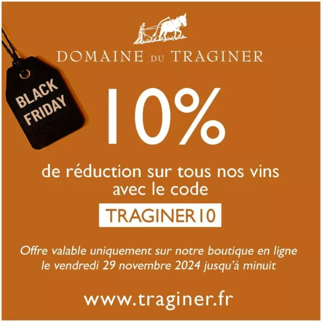 ⚠️Demain, sur notre site internet www.traginer.fr, profitez de 10% de remise !!! ⚠️😉🍷🍇